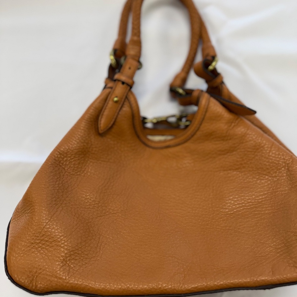 Cole Haan Tan Leather Hobo Bag - Picture 2 of 8